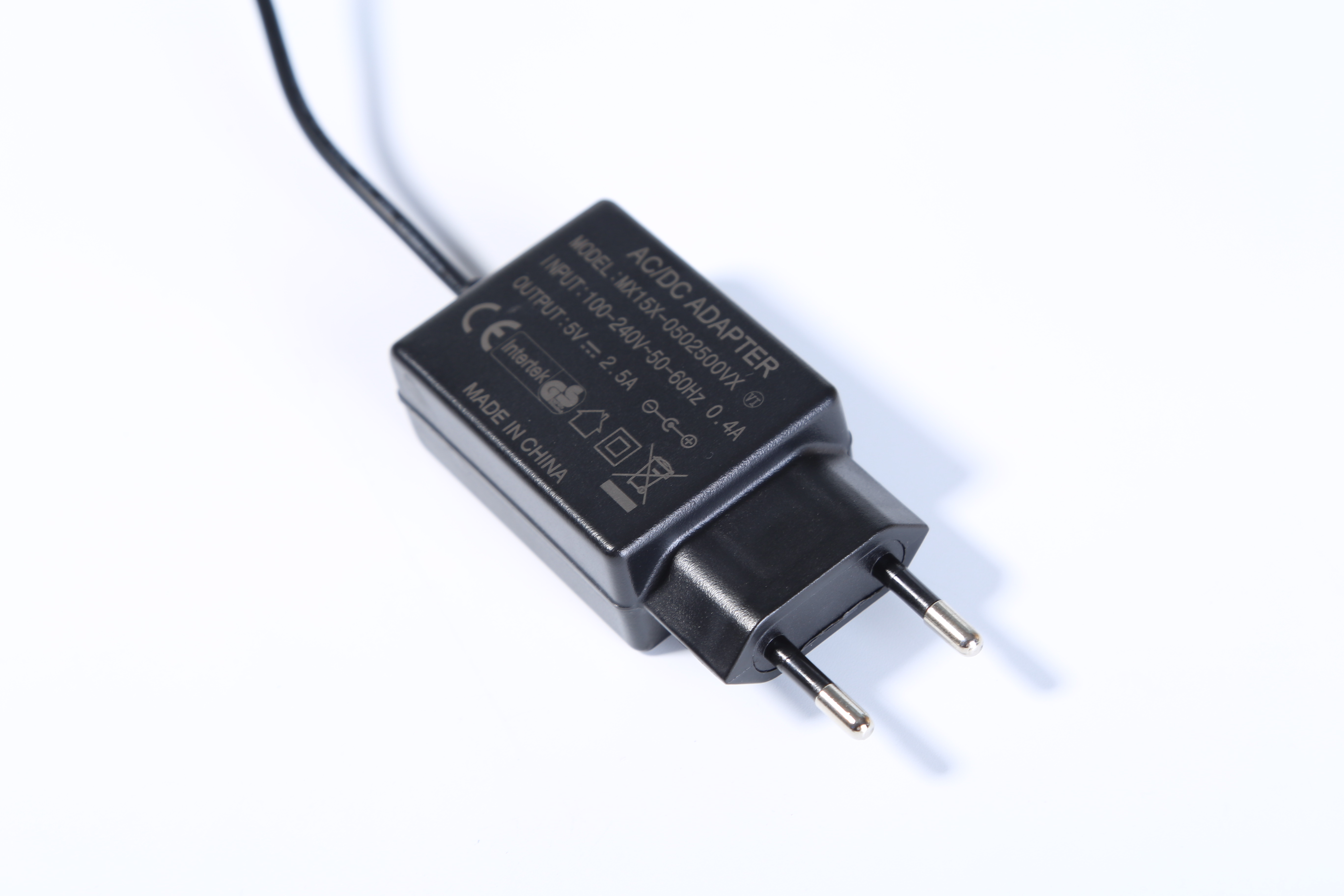 mx15x系列12v1.25a歐規電源適配器ce/gs認證